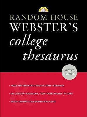 Book cover for Random House Webster's College Thesaurus