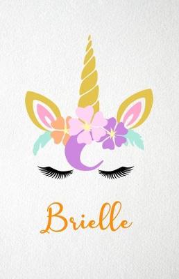 Book cover for Brielle A5 Lined Notebook 110 Pages