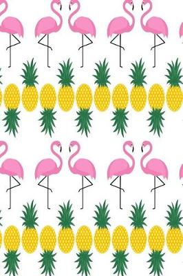 Book cover for Pineapple And Flamingo Notebook