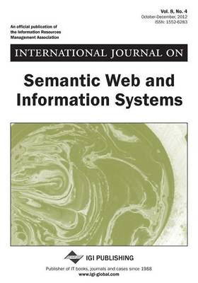 Book cover for International Journal on Semantic Web and Information Systems, Vol 8 ISS 4