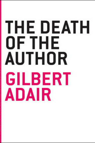 Cover of The Death of the Author
