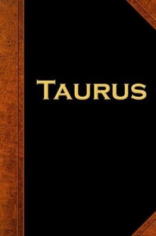 Cover of 2020 Daily Planner Taurus Zodiac Horoscope Vintage 388 Pages