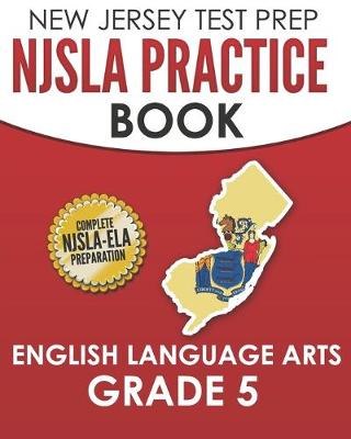 Book cover for NEW JERSEY TEST PREP NJSLA Practice Book English Language Arts Grade 5