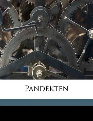 Book cover for Pandekten