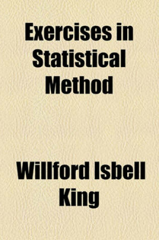 Cover of Exercises in Statistical Method