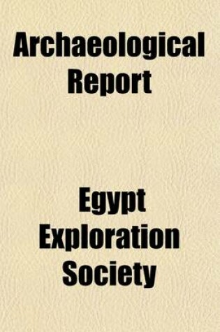 Cover of Archaeological Report (Volume 1-6)