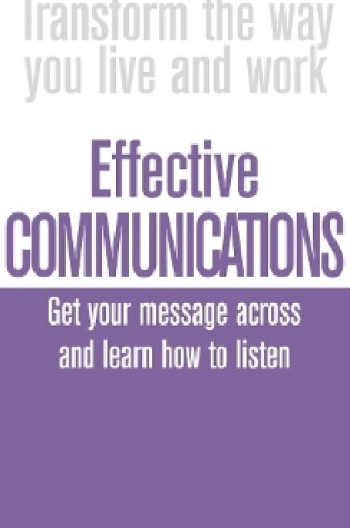 Cover of Work/Life: Effective Communications