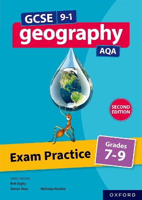 Book cover for GCSE 9-1 Geography AQA: Exam Practice: Grades 7-9 Second Edition