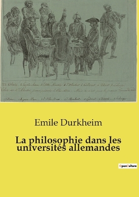 Book cover for La philosophie dans les universit�s allemandes