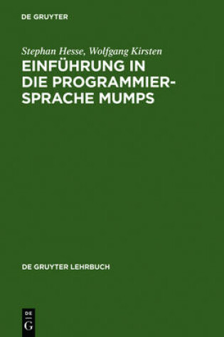 Cover of Einführung in Die Programmiersprache Mumps