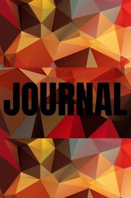 Cover of Polygonal Abstract Geometric Background Lined Writing Journal Vol. 16