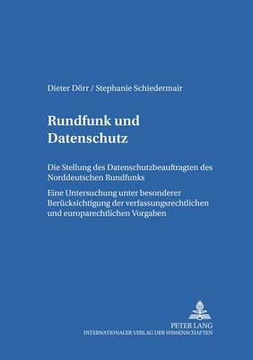 Cover of Rundfunk Und Datenschutz