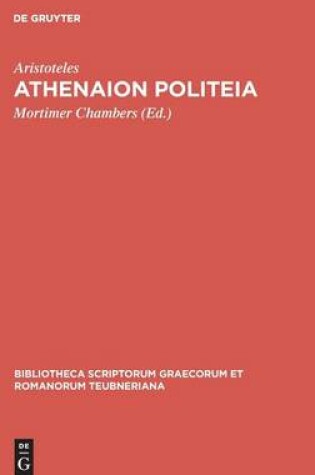 Cover of Athenaion Politeia Pb