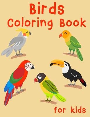 Book cover for Birds Coloring Book for Kids