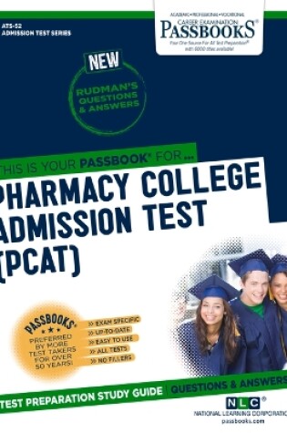 Cover of Pharmacy College Admission Test (Pcat) (Ats-52)