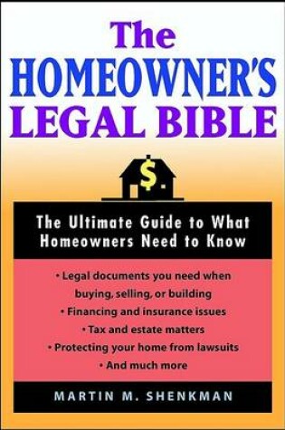 Cover of The Homeowners' Legal Bible