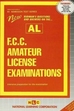 Cover of F.C.C. AMATEUR LICENSE EXAMINATIONS (AL)
