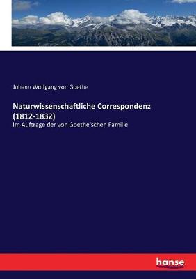 Book cover for Naturwissenschaftliche Correspondenz (1812-1832)