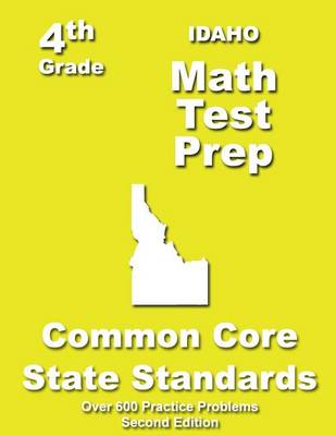 Book cover for Idaho 4th Grade Math Test Prep