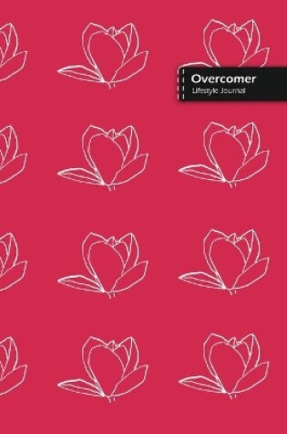 Cover of Overcomer Lifestyle Journal, Blank Write-in Notebook, Dotted Lines, Wide Ruled, Size (A5) 6 x 9 In (Pink)