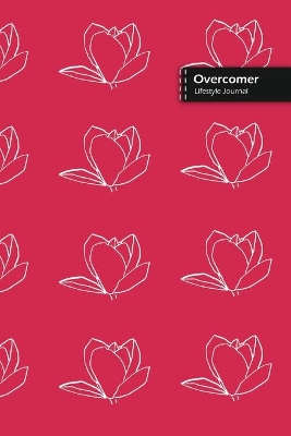 Book cover for Overcomer Lifestyle Journal, Blank Write-in Notebook, Dotted Lines, Wide Ruled, Size (A5) 6 x 9 In (Pink)