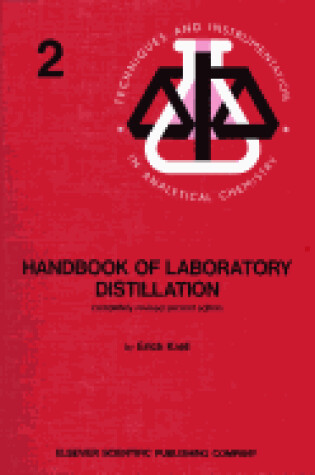 Cover of Handbook of Laboratory Distillation