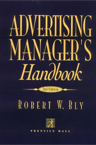 Cover of Advertising Manager's Handbook