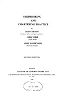 Cover of Shipbroking and Chartering Practice