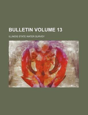 Book cover for Bulletin Volume 13