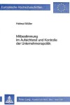 Book cover for Mitbestimmung Im Aufsichtsrat Und Kontrolle Der Unternehmenspolitik