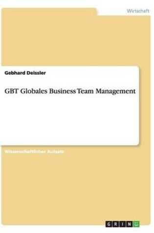 Cover of GBT Globales Business Team Management