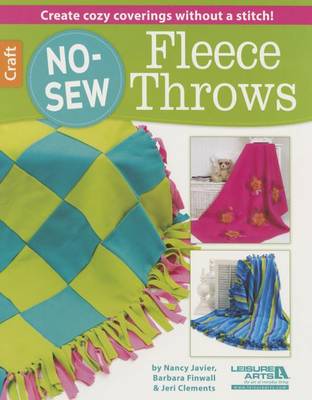Book cover for No-Sew Fleece Throws