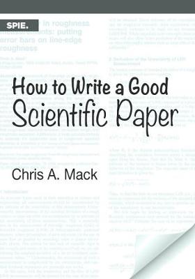 Book cover for How to Write a Good Scientific Paper