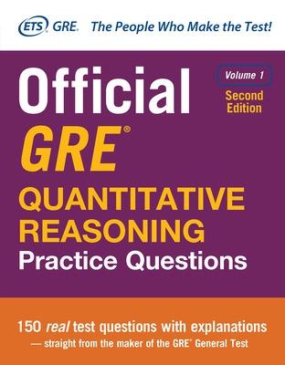 Book cover for Official GRE Quantitative Reasoning Practice Questions, Second Edition, Volume 1