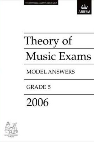 Cover of Theory of Music Exams Model Answers Grade 5