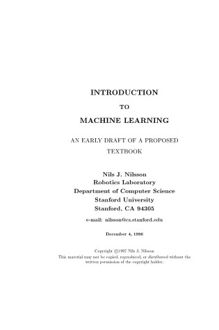 Cover of The Mathematical Foundations of Learning Machines