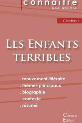 Cover of Fiche de lecture Les Enfants terribles de Jean Cocteau (Analyse litteraire de reference et resume complet)