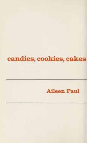 Book cover for Candies, Cookies, Cakes,