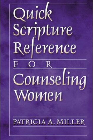 Cover of Quick Scripture Reference for Counseling Women