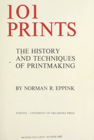 Book cover for 101 Prints