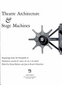 Book cover for Theatre Architecture and Stage Machines