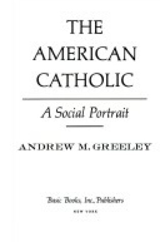 Cover of Amern Catholic