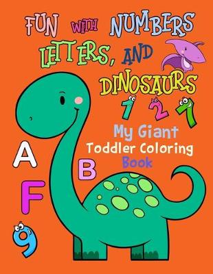 Book cover for My giant toddler coloring book