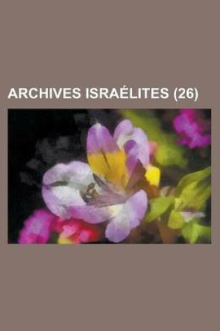 Cover of Archives Israelites (26)