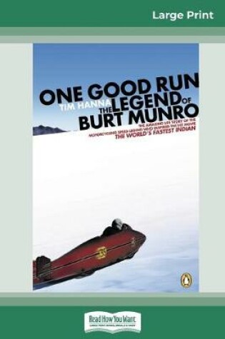 Cover of One Good Run (16pt Large Print Edition)