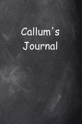 Cover of Callum Personalized Name Journal Custom Name Gift Idea Callum