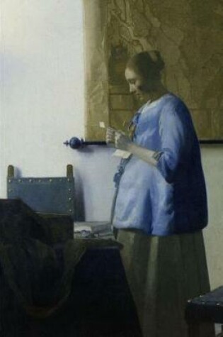 Cover of Woman Reading A Letter by Johannes Vermeer Journal