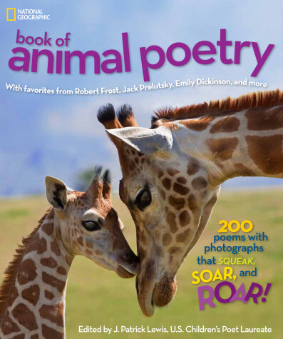 Book cover for National Geographic Kids Book of Animal Poetry