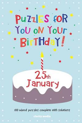 Book cover for Puzzles for you on your Birthday - 25th January