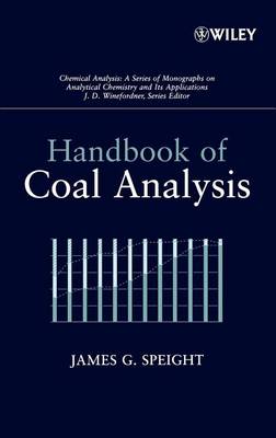 Cover of Handbook of Coal Analysis